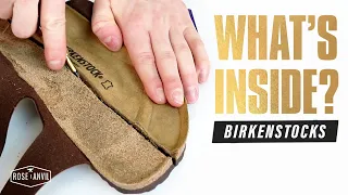 Why is Burlap in Birkenstocks? - (CUT IN HALF) - Birkenstock Review