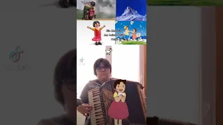 Heidi Soundtrack gespielt von Lili Harreiter am Akkordeon und am Keyboard 🎶