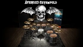 Avenged Sevenfold - The Stage only drums midi backing track