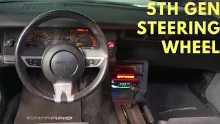 5th Gen Camaro steering wheel in a 3rd Gen Camaro | Episode 38