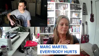 1st Reaction: MARC MARTEL - EVERYBODY HURTS {REM Cover} TSEL Marc Martel #reaction