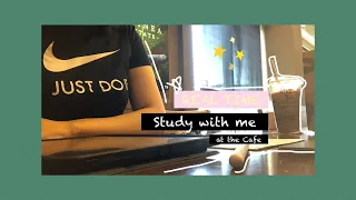 Study With Me at the Cafe | background music (no break)