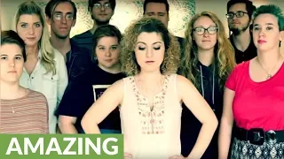 A capella students and their Professor cover 'Royals' by Lorde