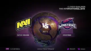 🔴 [RU] Natus Vincere vs Winstrike | Bo5 | The International 2019 - CIS Qualifier