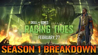 Skull & Bones: Season 1 Looks AMAZING! New Weapons, Events More! Raging Tides Season 1 Preview