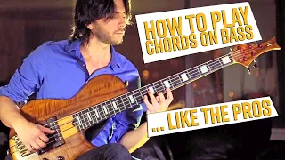 How to Play Chords on Bass (like the Pros do it)