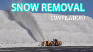 2022-Snow REMOVAL and DUMP Compilation Canada(46 minutes)/Best Snow Removal Video Ever!!🇨🇦❄️🚜🚚