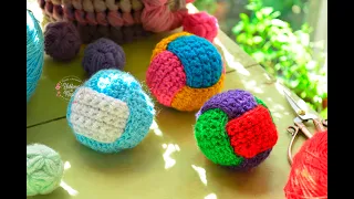 (Ball 3 segments) Techniques and crochet