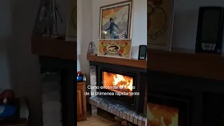 Como encender un fuego de chimenea rapidamente