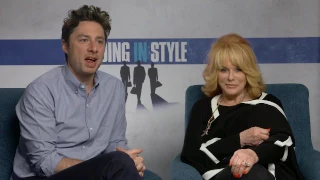 Zach Braff and Ann Margret interview Going In Style