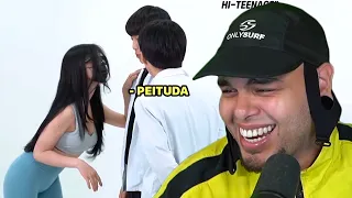 meninos coreanos vendo mulheres pela primeira vez (literalmente)