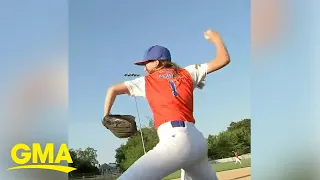 11-year-old born without fingers on one hand is a baseball star l GMA