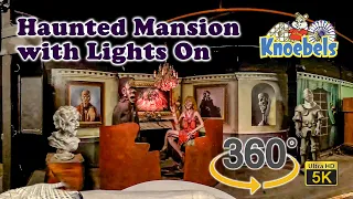 VR 360 5K Lights On Knoebels Haunted Mansion On Ride POV  2021 06 26