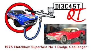 1975 Matchbox Superfast No 1: Dodge Challenger - 3 minute (ish) makeover