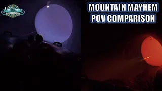 Mountain Mayhem POV Comparison, Aquatopia Multi-Sensory Tube Slide | Non-Copyright