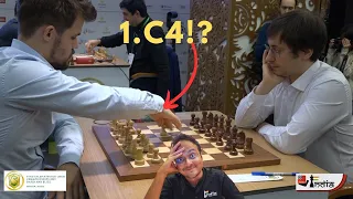Carlsen's secret weapon in the English Opening | Carlsen vs Jakovenko | Commentary by Sagar