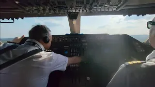 B-747 TAKEOFF. Cockpit view! piloting by Pilot Roberts, "QUEEN OF THE SKY"   is ready for departure