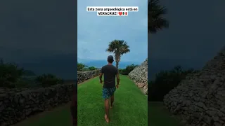 Viaje a Veracruz para conocer una de 10 zonas arqueológicas frente al mar! ♥️🇲🇽 #mexico