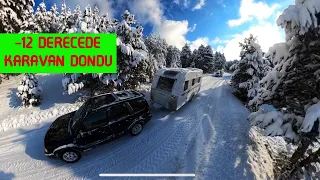 KOCAYAYLA KAR KAMPI KARAVAN & RÜYA GİBİ KAMP & CARAVAN CAMPING