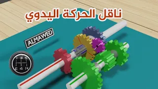 أبسط شرح لناقل الحركة اليدوي(علبة السرعة) بالتفصيل ||   Manual Transmission Explained 3D