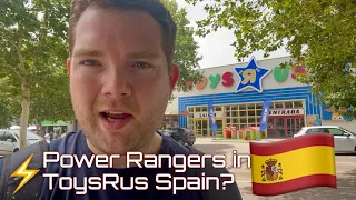 How many Power Ranger toys are in Toys "R" Us Spain?