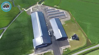 The Progress Of Building A New Dairy Farm For 200 Milking Cows - The Netherlands - Firma Mulder