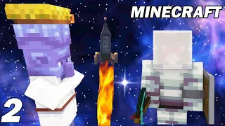 Rencontre avec les premiers extraterrestres ! Minecraft Ad Astra 02