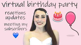 Virtual Birthday Party | SB19 Reactions, Updates and Meeting my subscribers