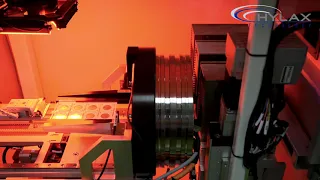 Flipping mechanism in laser marker machine