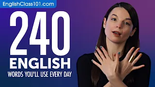 240 English Words You'll Use Every Day - Basic Vocabulary #64