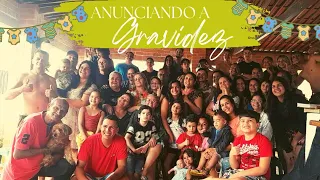 CONTEI GRAVIDEZ PRA FAMÍLIA/ ANUNCIANDO A GRAVIDEZ PARA A FAMILIA ♡ *surpresa Criativa*