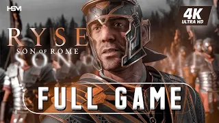 RYSE SON OF ROME Gameplay Walkthrough FULL GAME [4K 60FPS PC ULTRA] - No Commentary