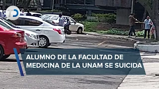 UNAM lamenta muerte de alumno que se lanzó de un edificio de la Facultad de Medicina