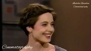 Isabella Rossellini Interview Italian And Hollywood Star Movie Music Cinematography Channel