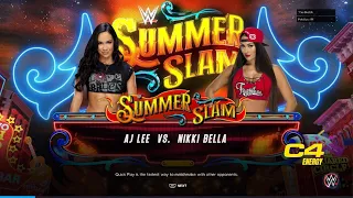 WWE 2K23 - AJ Lee vs. Nikki Bella (Online Match)