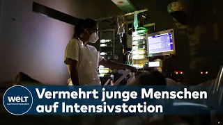 INTENSIVSTATION: Viele junge Menschen auf Intensivstation - Impfquote ist unzureichend