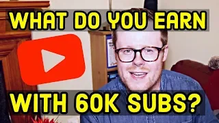 How much money do I earn from YouTube with 60k subs