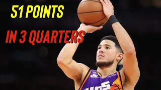 Devin Booker GOES OFF for 51 Points in 3 Quarters |Phoenix Suns vs Chicago Bulls November 30, 2022|