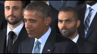 President Obama Honors San Antonio Spurs at the White House