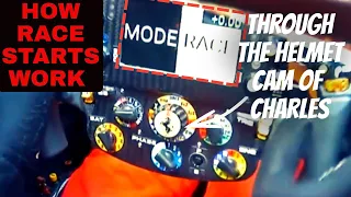 How Race starts work  - through the helmet cam of Charles Leclerc