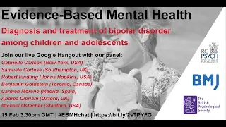 Diagnosis and treatment of bipolar disorder among children and adolescents