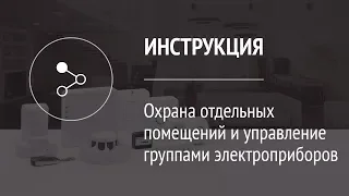 Охрана отдельных помещений и управление группами электроприборов в умном доме Livicom