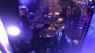 Pearl artist Heikki Saari Wintersun Sons of Winter and Stars live drumcam Hannover 10.9.2017