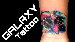 GALAXY TATTOO | TIMELAPSE