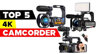 Reviewing the Top 5 4K Camcorders for High Quality Video Recording 2023