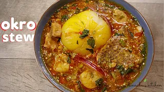 Okro Stew  I  Quick , Easy and Tasty  I  How to make The tastiest Ghanaian Okra Stew