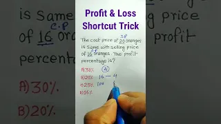 Profit and Loss Short Trick in Hindi | UPSSC PET, SSC GD, RRB NTPC GROUP D , Percentage kaise nikale