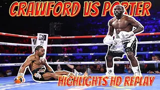 Terence Crawford vs. Shawn Porter - Full Fight Highlights HD | Slow Motion Replay Knockouts!