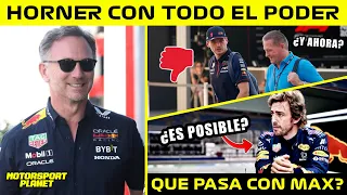 ⚠️ULTIMA HORA💥 HORNER MAS PODEROSO que NUNCA✅ GANA la LUCHA de PODER en RB✨ QUE PASA con VERSTAPPEN