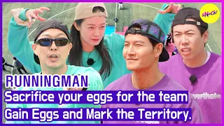 [RUNNINGMAN] Sacrifice your eggs for the team. Gain Eggs and Mark the Territory. (ENGSUB)